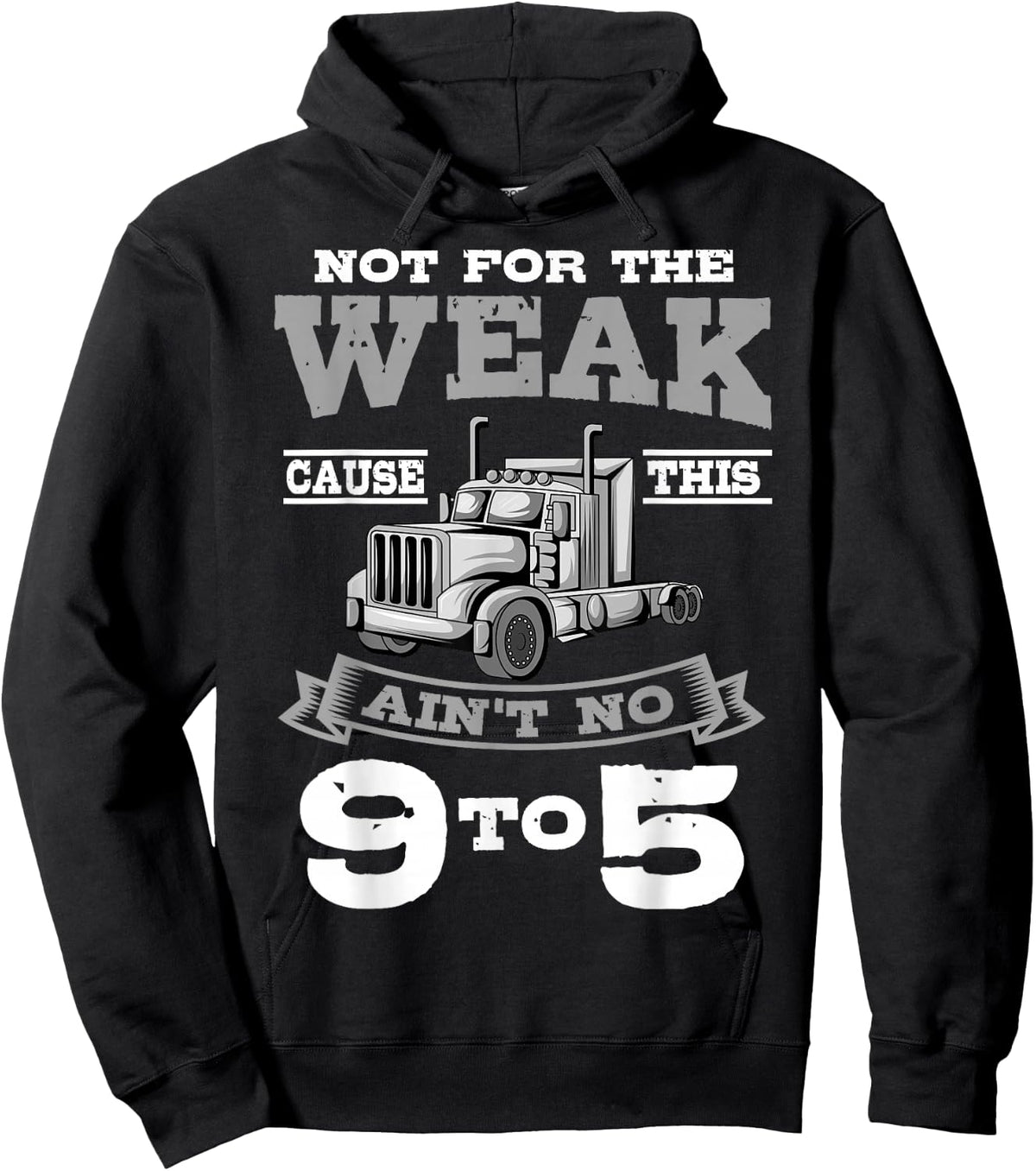 Truck Driver Trucker Truckie Driving Teamster Vehicle LGV Hoodie - Hoodie | Black
