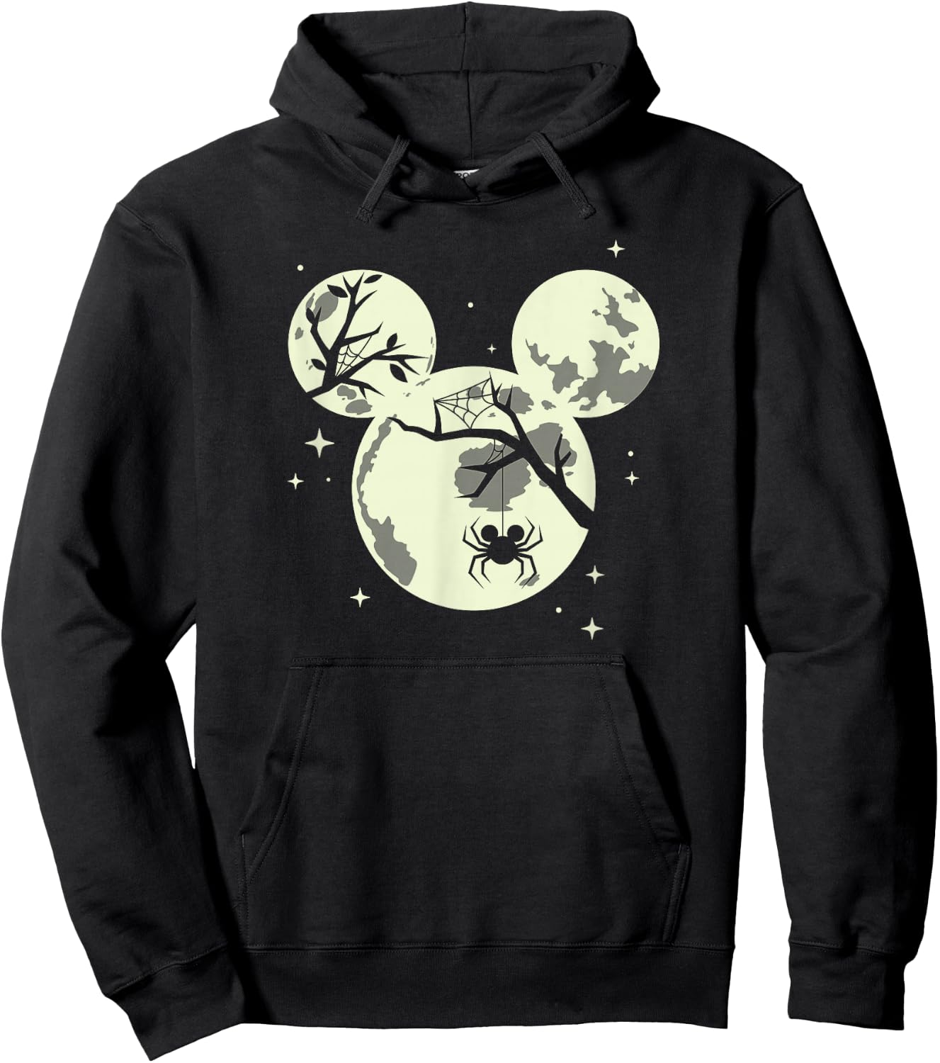 Disney - Halloween Mickey Moon Hoodie - Hoodie | Black