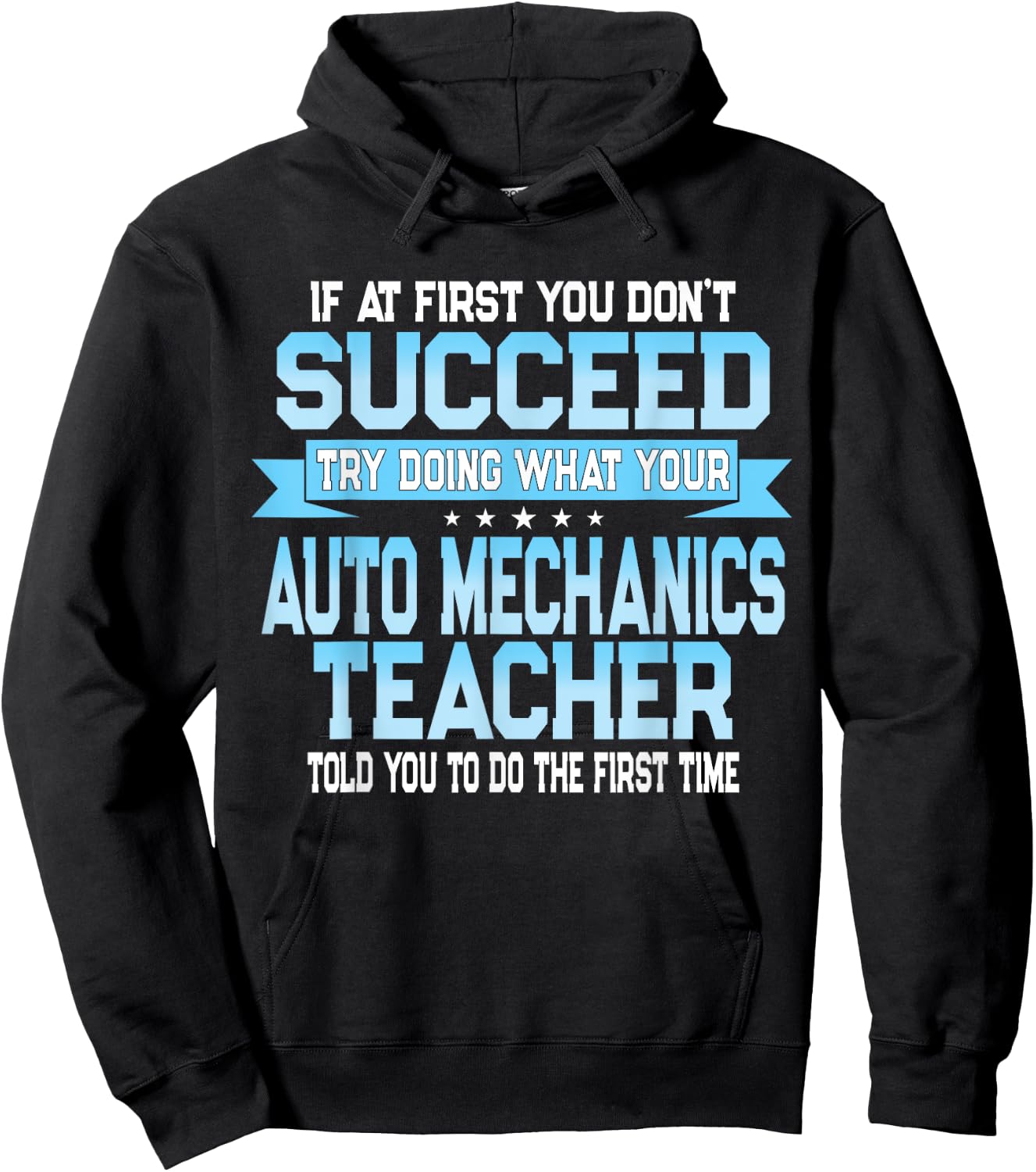 Fun Auto Mechanics Teacher Gift Funny Saying Women Hoodie - Hoodie | Black