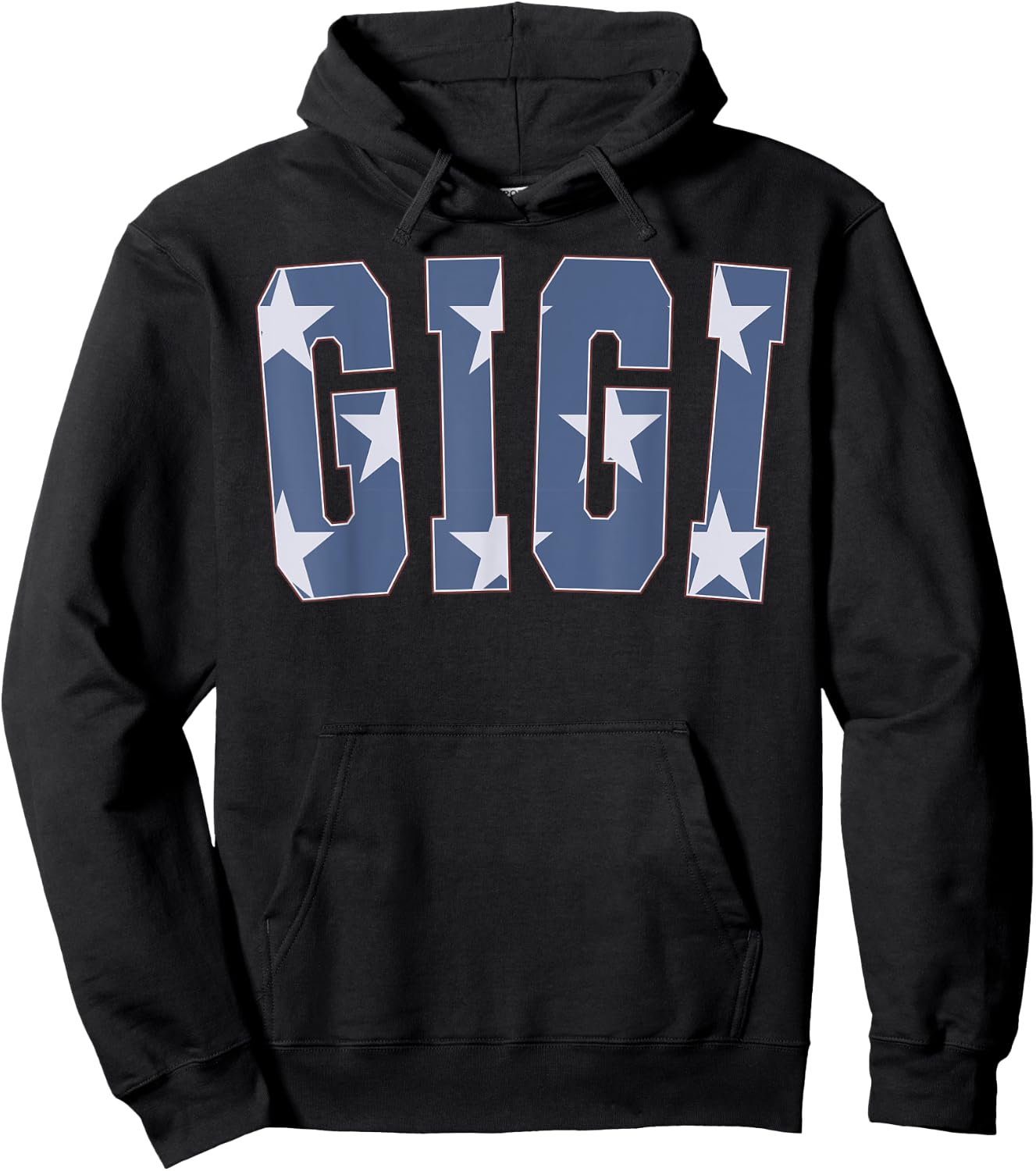American Flag Gigi Matching Family 4th of July Hoodie - Hoodie | Black