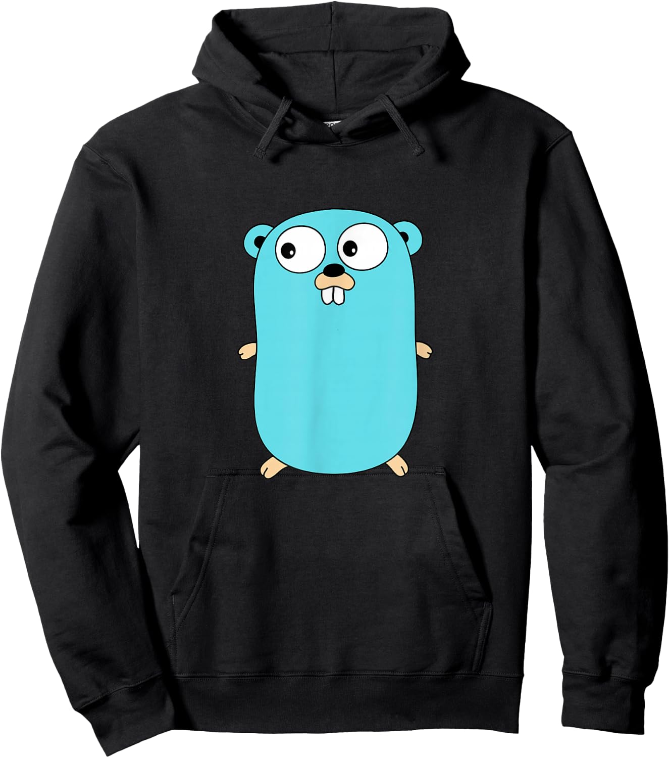 Golang gopher programmer Hoodie - Hoodie | Black