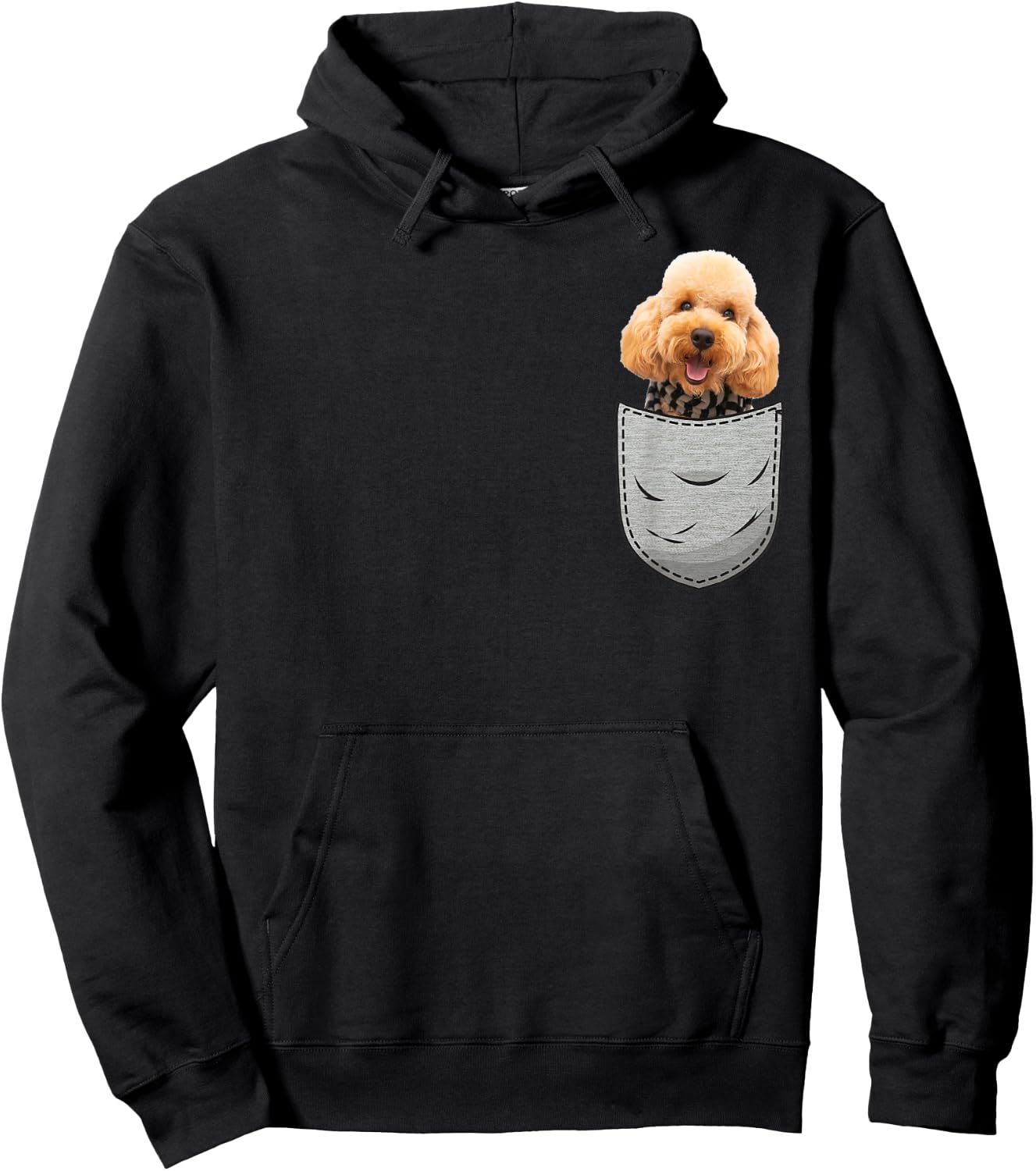 Cute Poodle Poodle Dog Caniche Dog Lover and Hoodie - Hoodie | Black