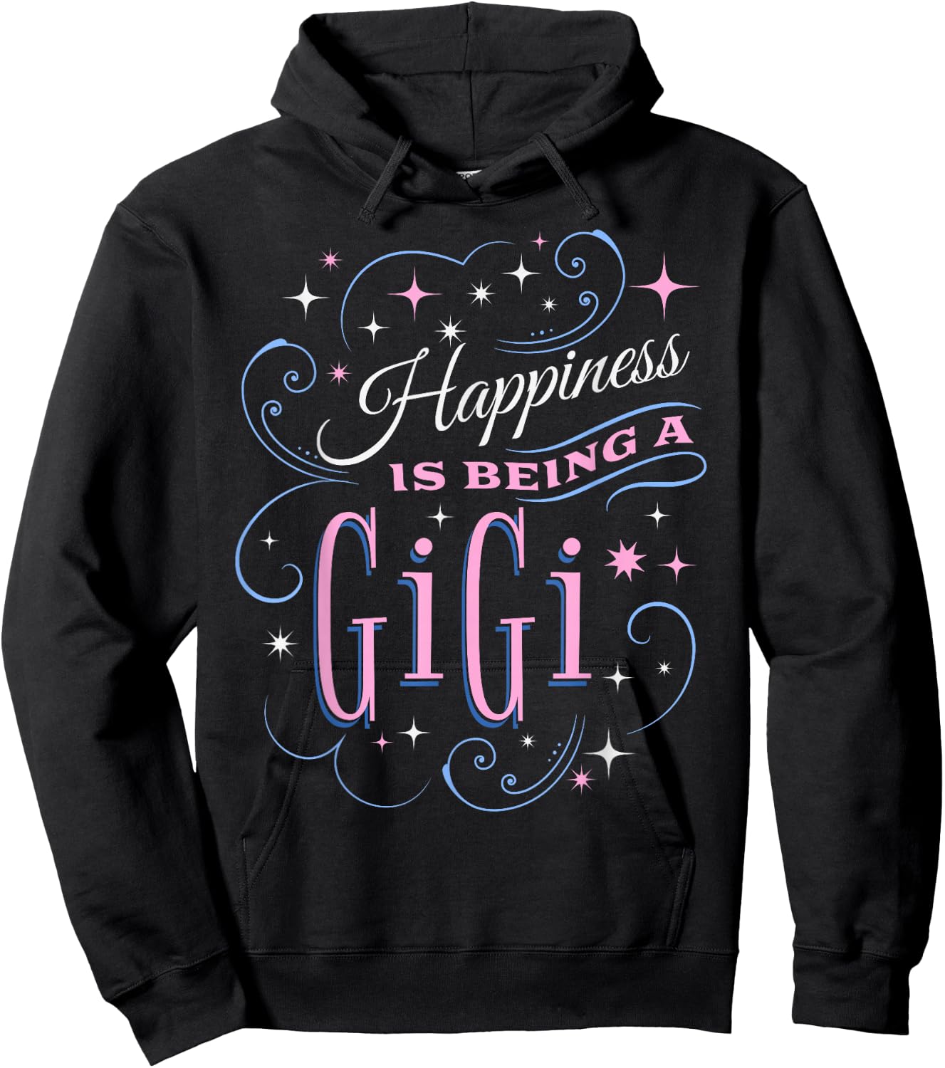 Happiness Is Being A Gigi Cute Grandma Mother's Day Women's Hoodie - Hoodie | Black