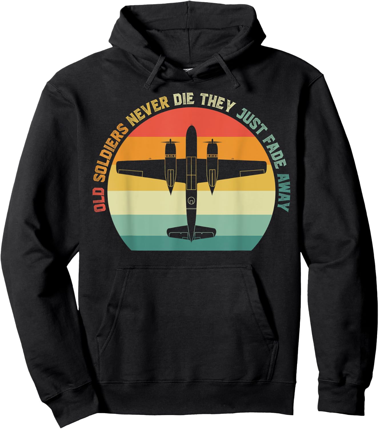 Douglas A-26 Invader World War 2 Bomber Airplane Aviation Hoodie - Hoodie | Black