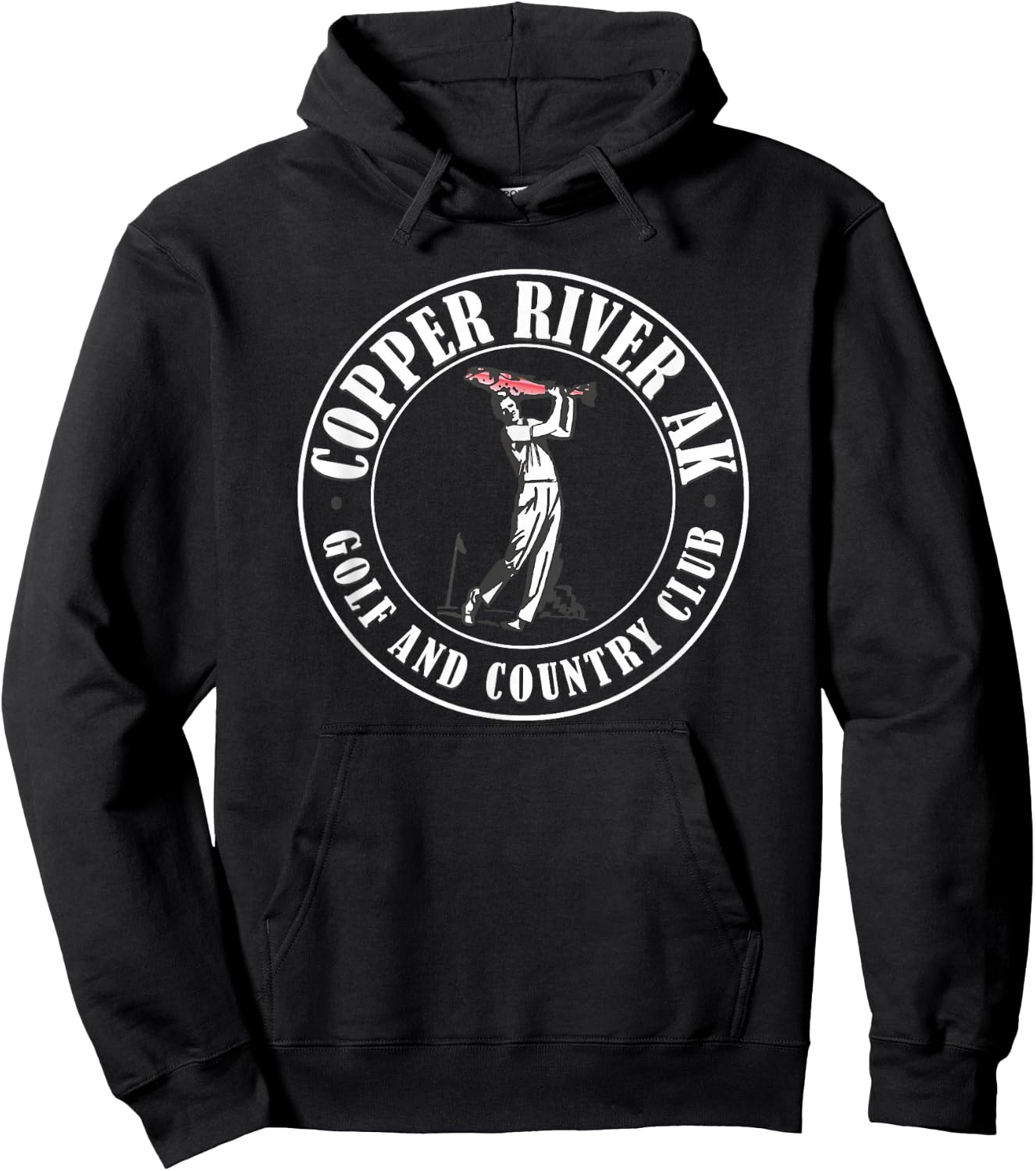 Copper River Alaska Golf Club Salmon Fishing Industry Worker Hoodie - Hoodie | Black