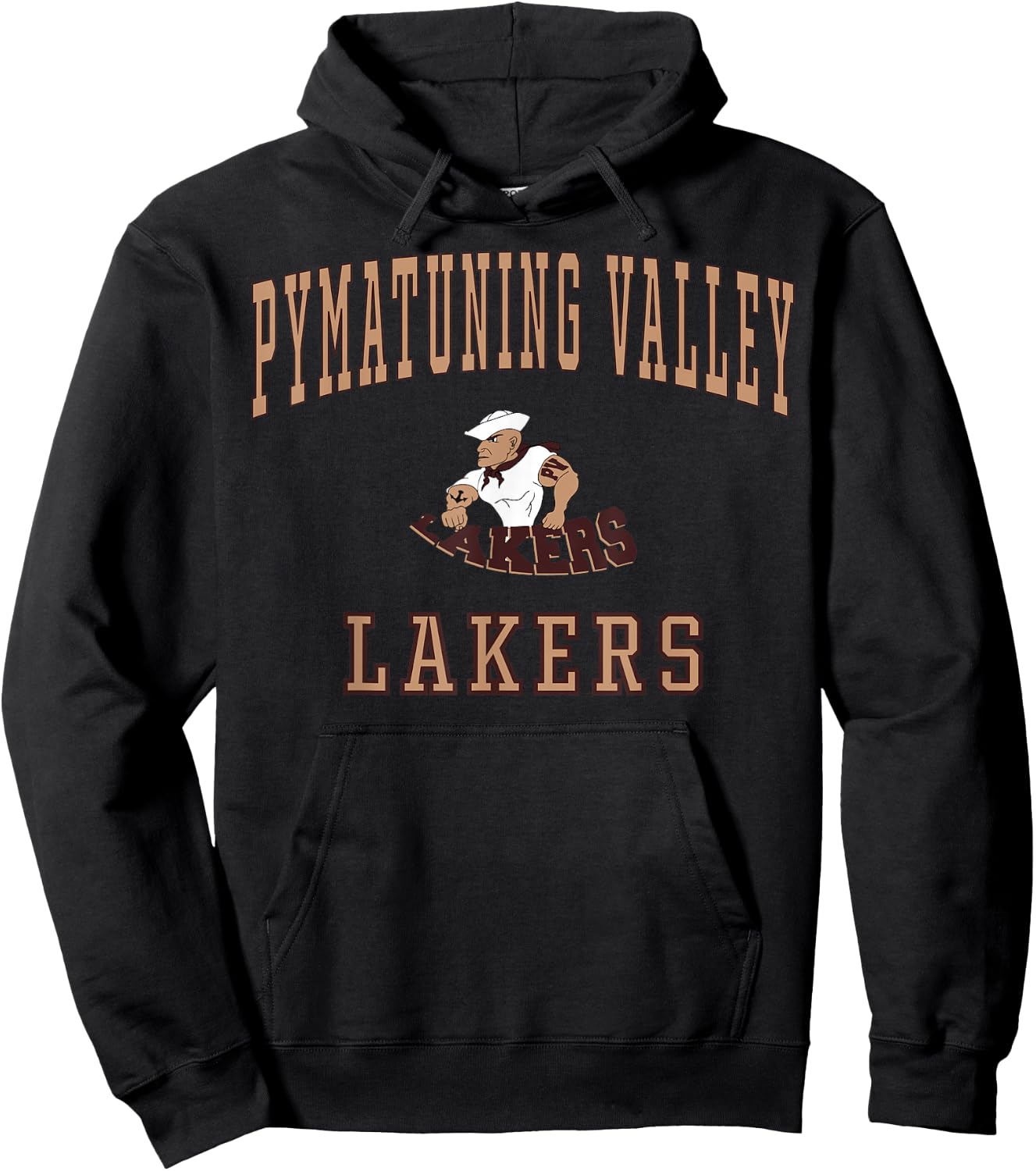 Pymatuning Valley High School Lakers C1 Hoodie - Hoodie | Black