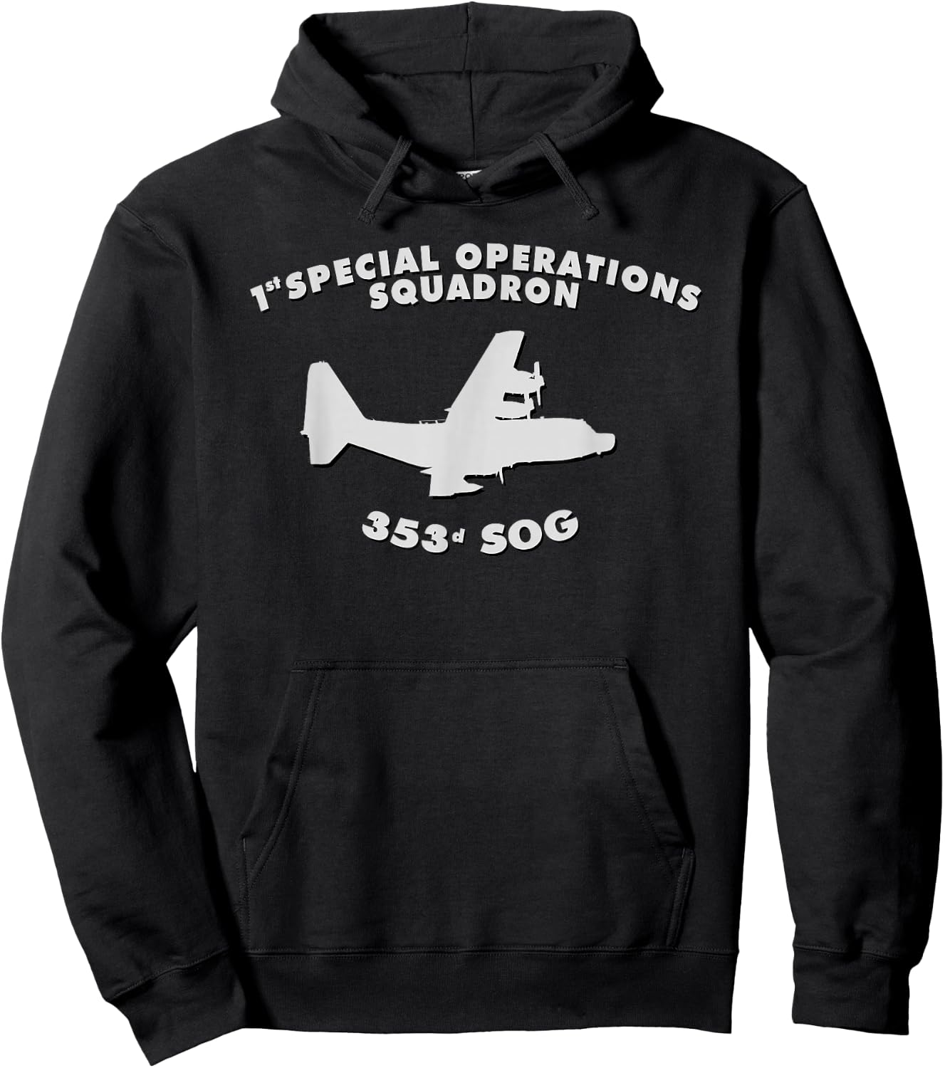 1st Special Operations Squadron MC-130 Combat Talon Hoodie - Hoodie | Black