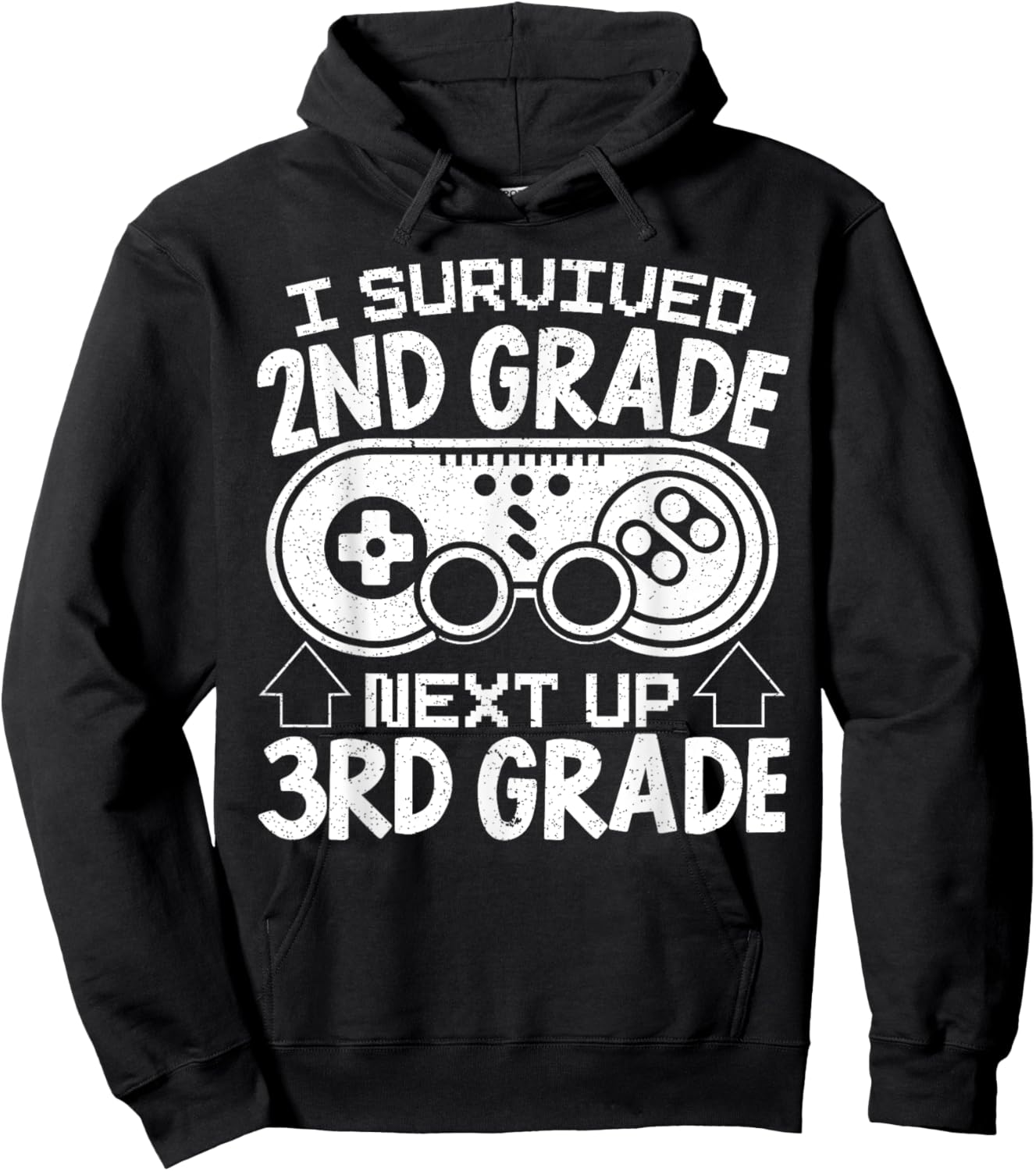 I Survived 2nd Grade Next Up 3rd Grade Back To School Hoodie - Hoodie | Black