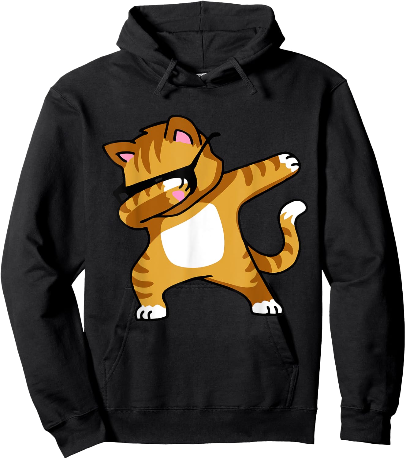 Kitten Funny Dab Kitty Funny Gift Dabbing Cat Hoodie - Hoodie | Black