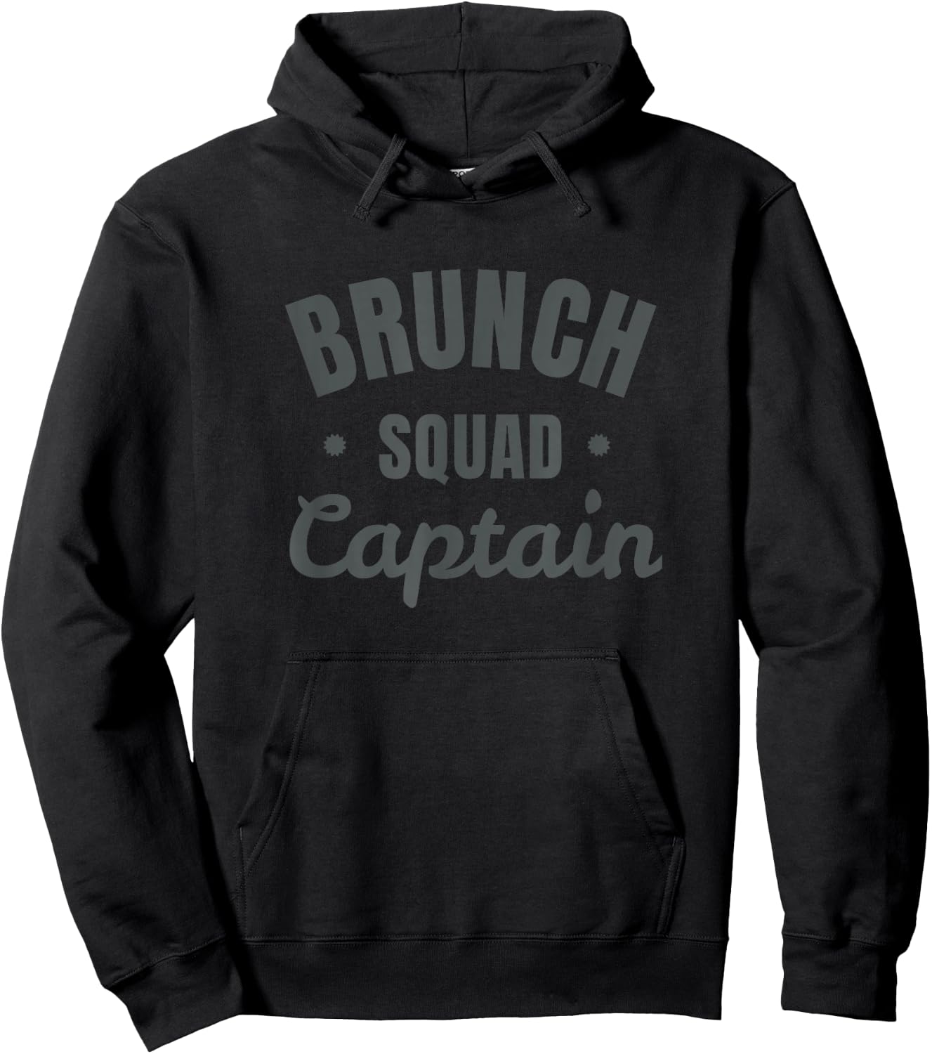 Brunch Squad Captain Weekend Brunch Benedicts Lovers Hoodie - Hoodie | Black