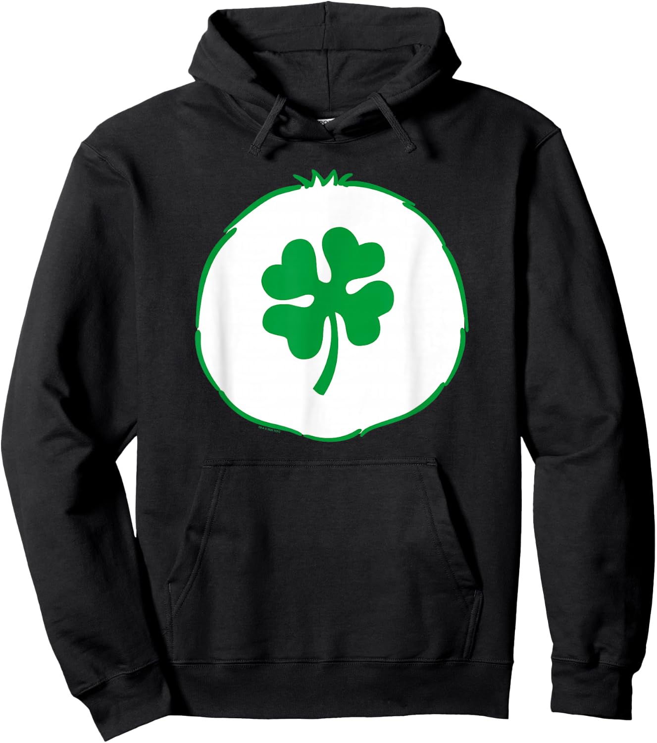 Care Bears Halloween Good Luck Bear Shamrock Belly Costume Hoodie - Hoodie | Black