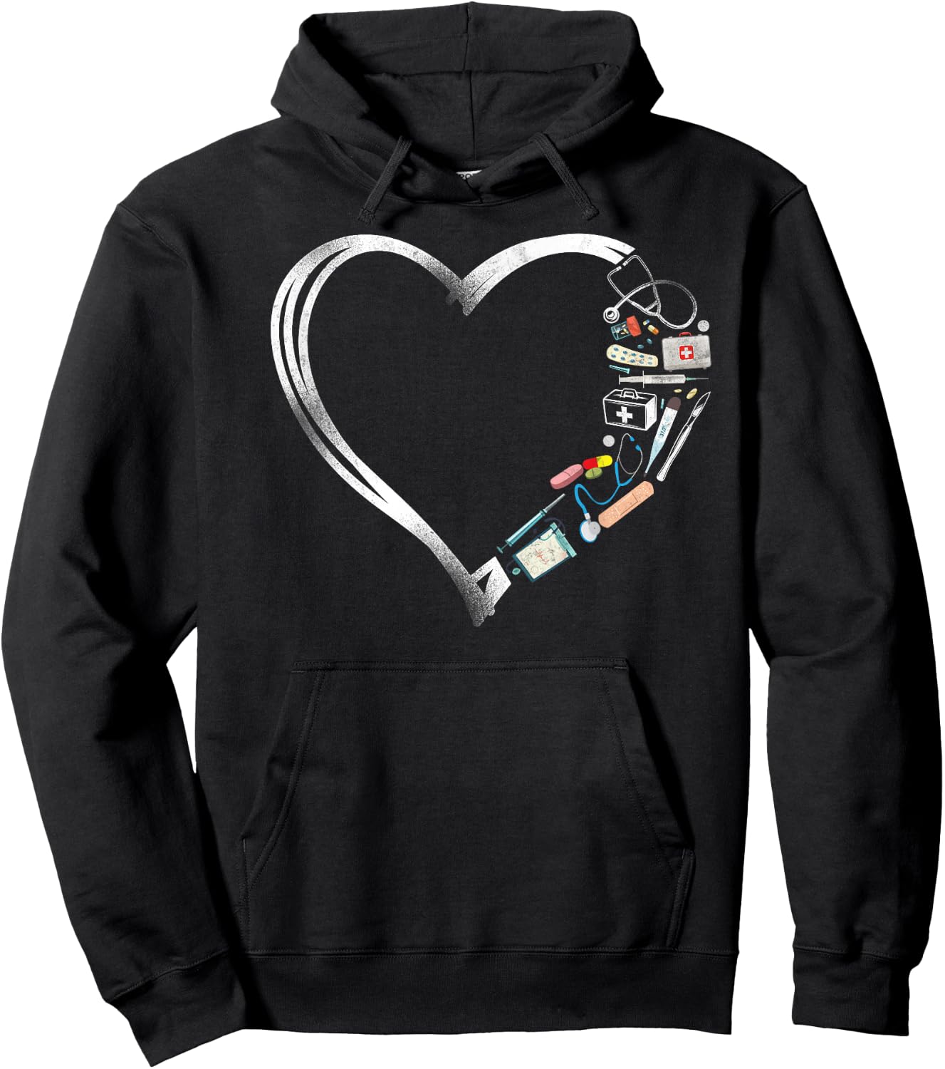 Certified Medical Assistant Heart Nurse Doctor CMA Hoodie - Hoodie | Black