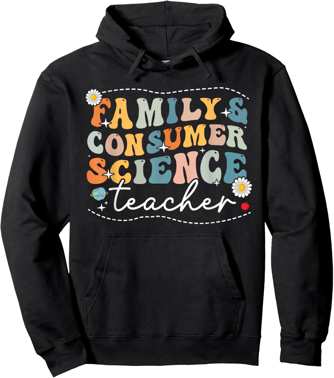 Back To School Family and Consumer Science Facs Cute Teacher Hoodie - Hoodie | Black
