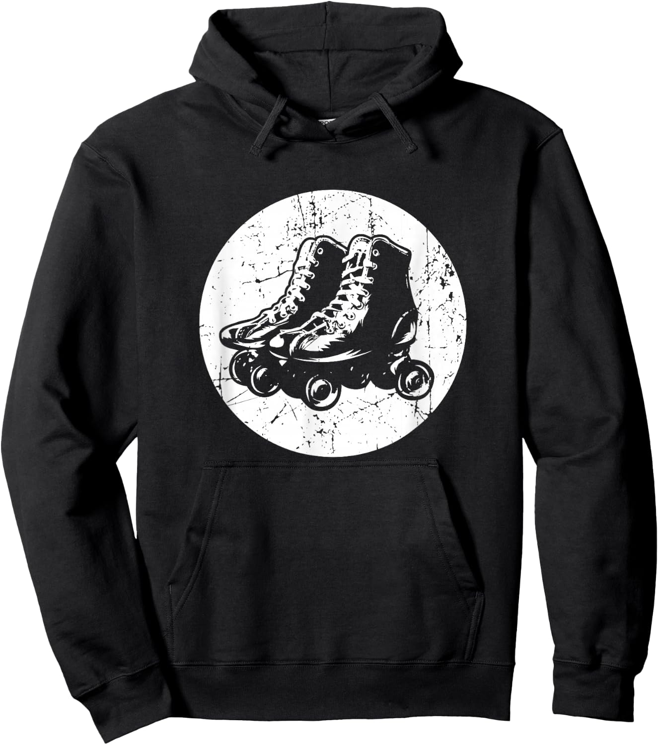 Retro Roller Skates for Roller Skaters Hoodie - Hoodie | Black