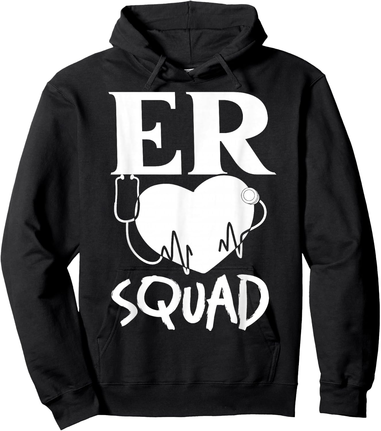 Emergency Room Technician ER Nurse Hospital Department Hoodie - Hoodie | Black