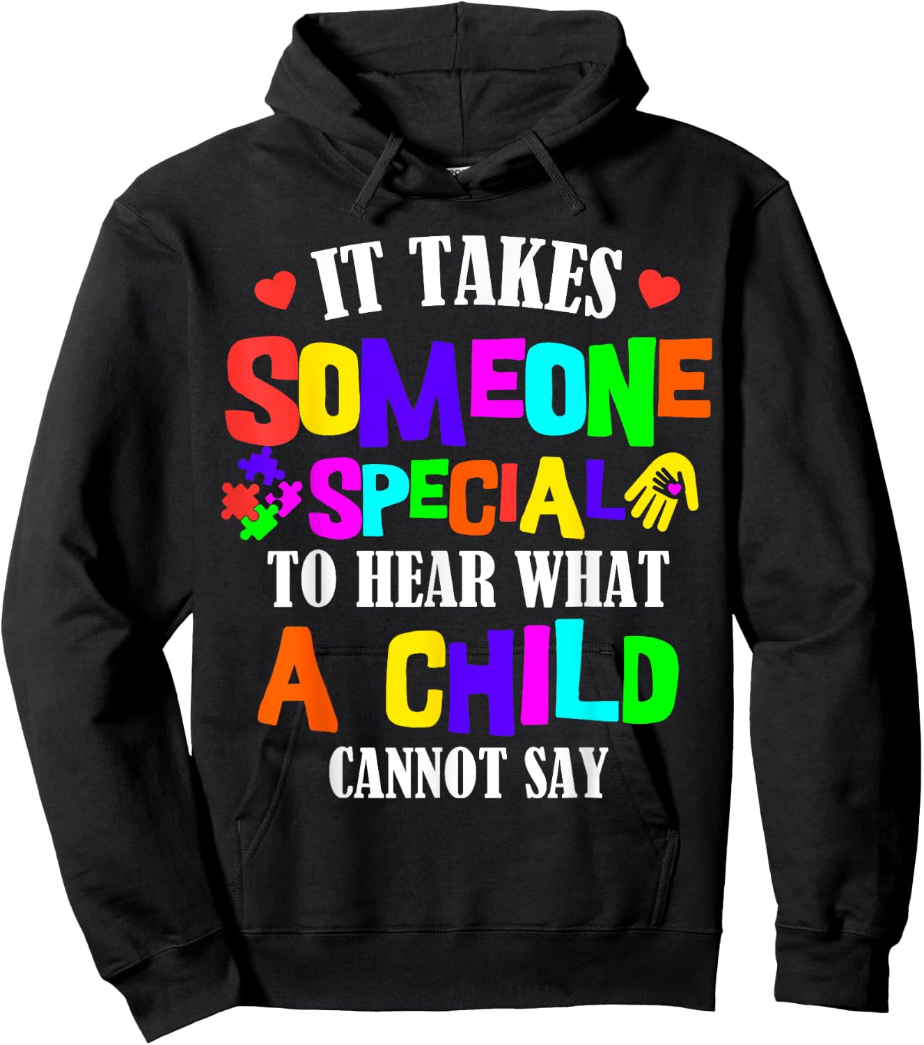 Sped Teacher Special Education Educator Autism Students Hoodie - Hoodie | Black