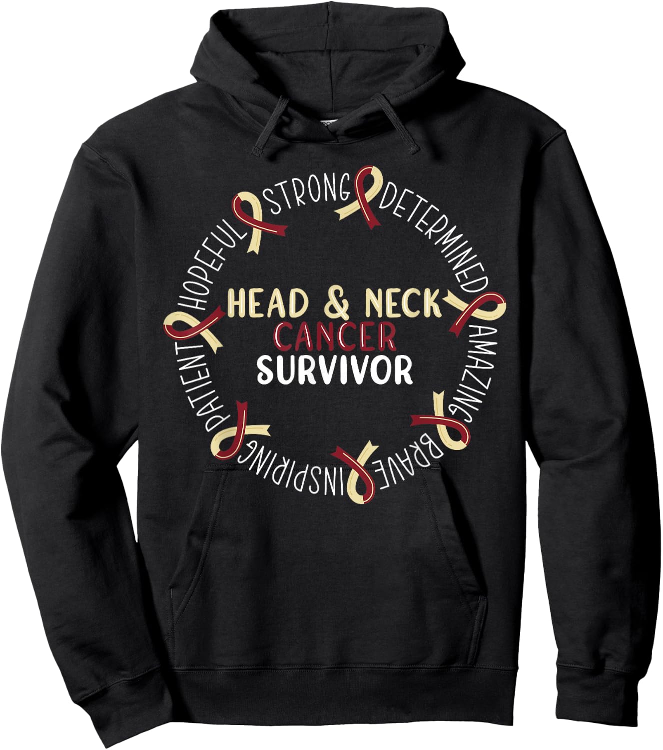 Head And Neck Cancer Survivor Hoodie - Hoodie | Black