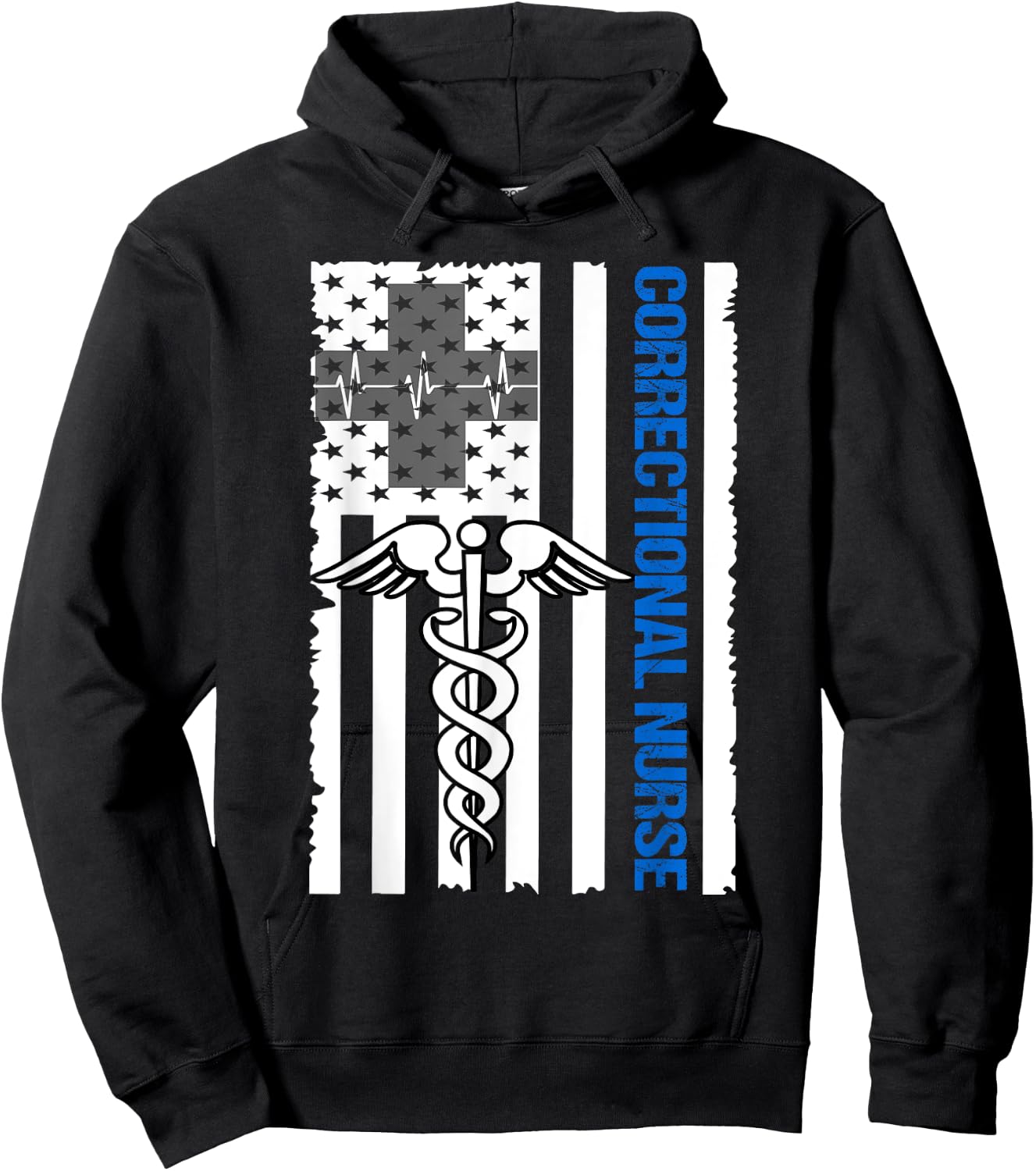 Correctional Nurse Shirt Hoodie - Hoodie | Black