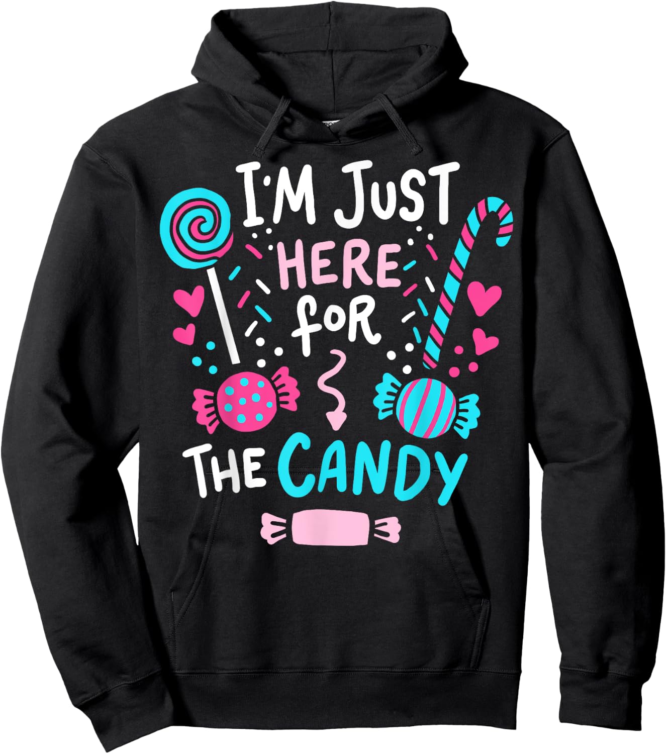 Halloween Candy Lollipop Cute Gift Hoodie - Hoodie | Black