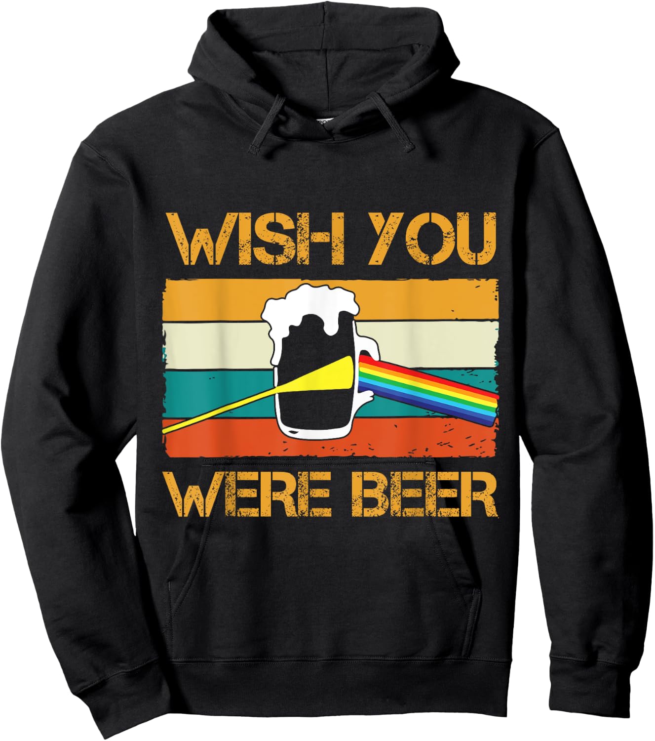 Wish You Were Beer Essential, Beer Day, Drink Beer Presents Hoodie - Hoodie | Black