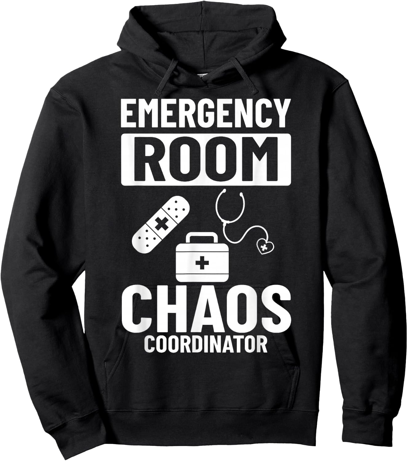 Emergency Room Technician ER Nurse Hospital Department Hoodie - Hoodie | Black