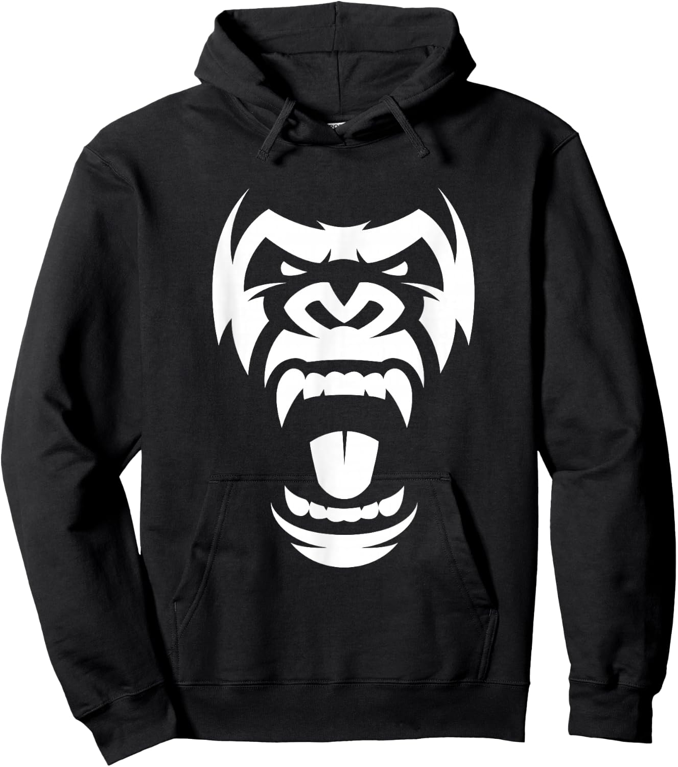 Angry Gorilla - Furious Silverback Small Hoodie - Hoodie | Black