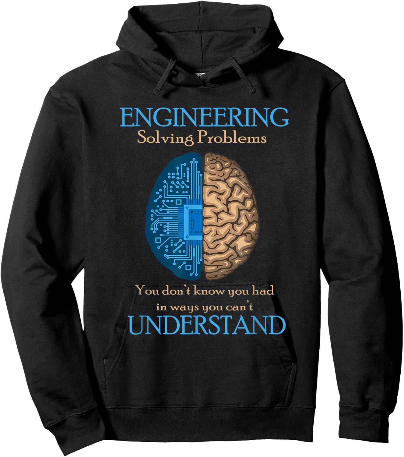 "Solving Problems" Funny Engineering Engineer Hoodie - Hoodie | Black