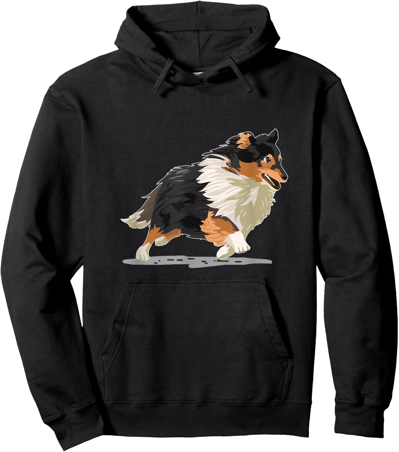 Cute Sheltie Shetland Sheepdog Agility Dog Sport Women Girls Kids Hoodie - Hoodie | Black