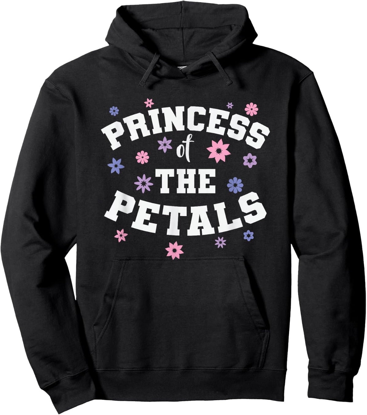Princess of the Petals Flower Girl Wedding Hoodie - Hoodie | Black