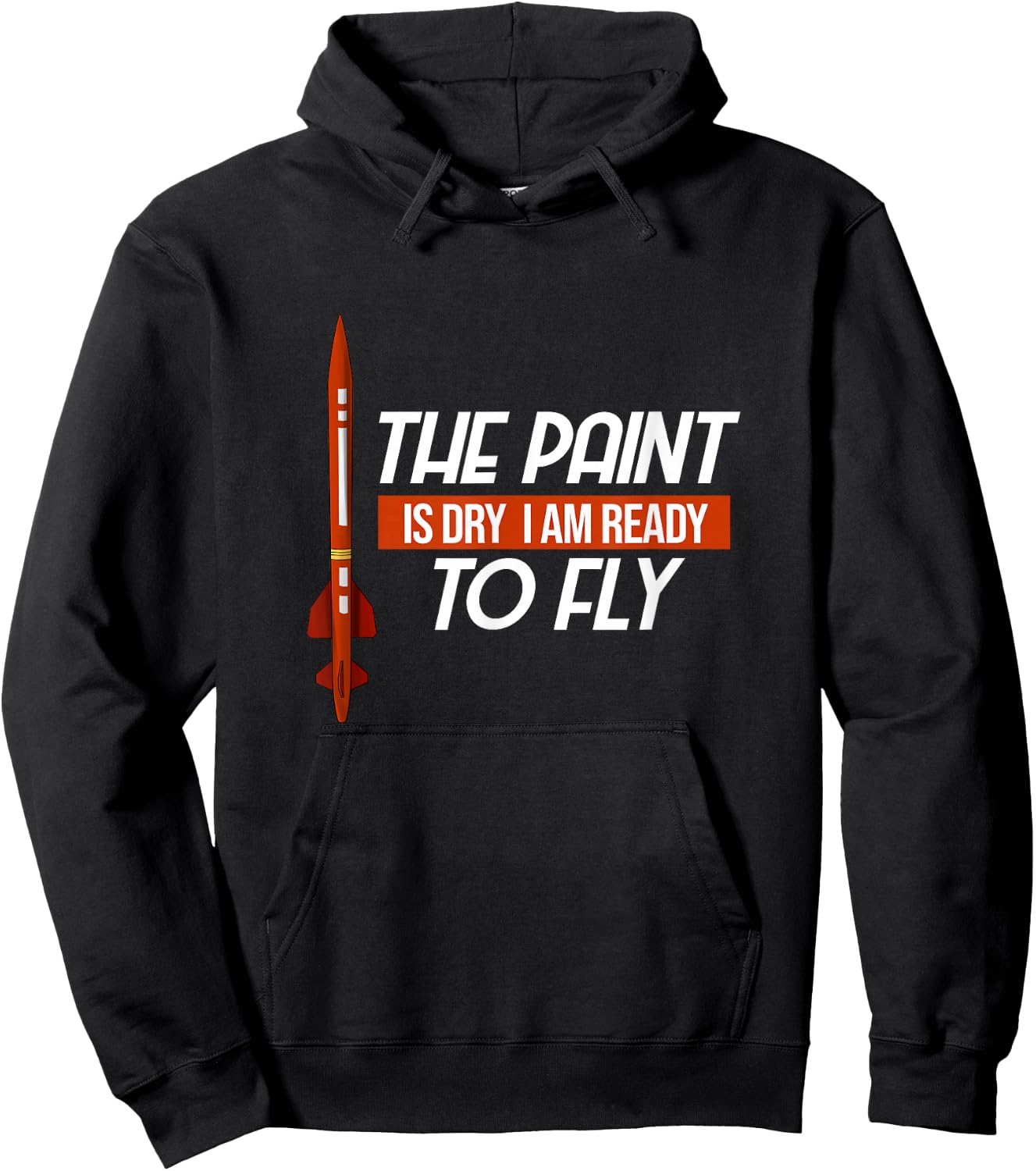Hobby Model Rocketry Design for a Space Rocket Scientist Hoodie - Hoodie | Black