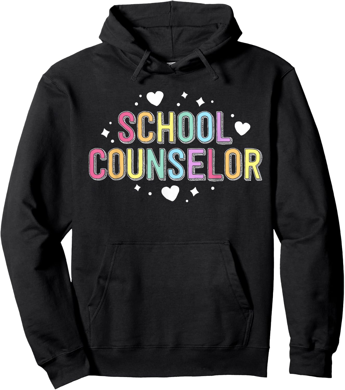 School Counselor Shirt Matching School Guidance Therapist Hoodie - Hoodie | Black