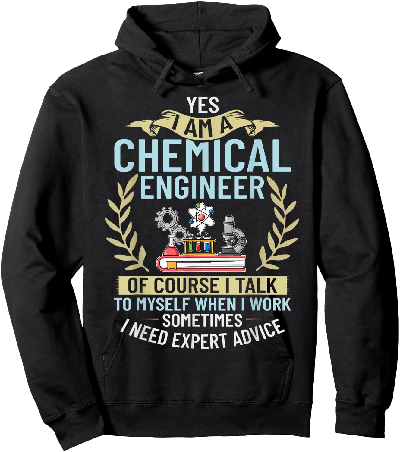 Chemical Engineer Chemistry Engineering Science Student Hoodie - Hoodie | Black