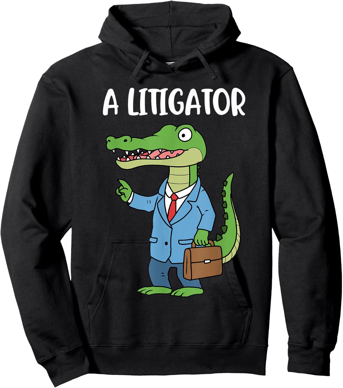 A Litigator Hoodie - Hoodie | Black