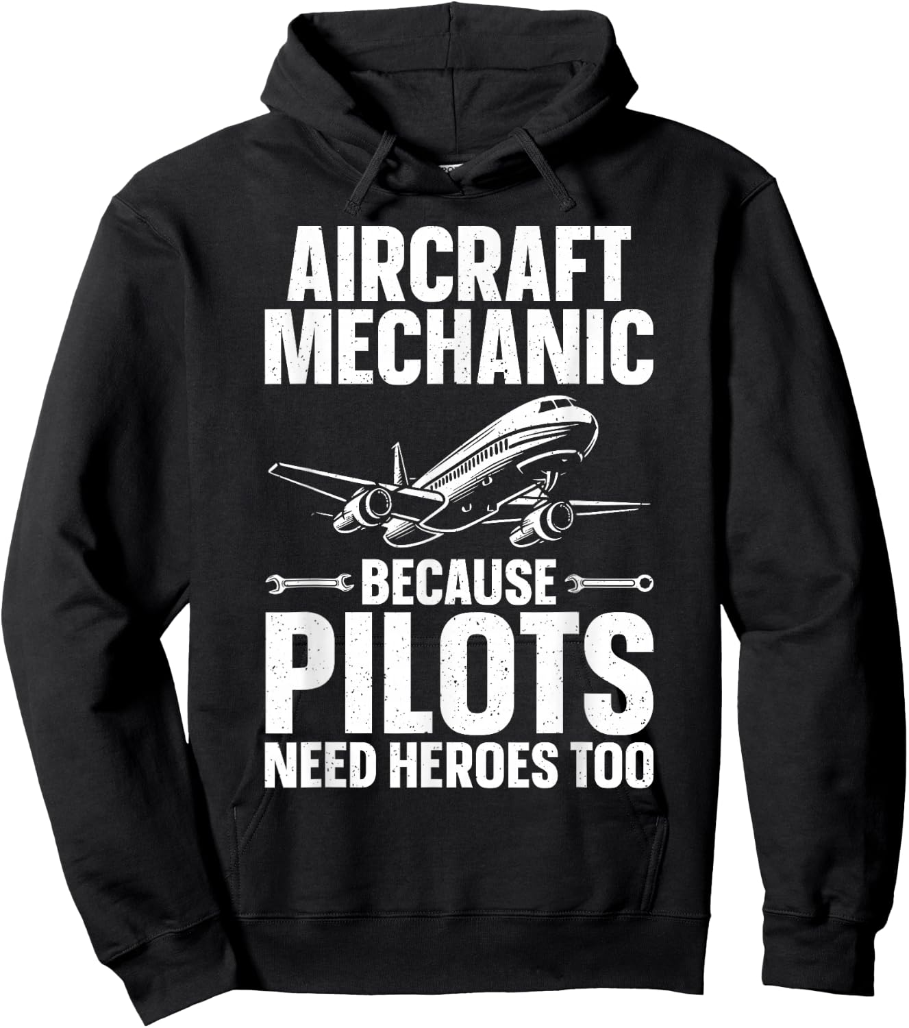 Cool Aircraft Mechanic Art Women Aircraft Technician Hoodie - Hoodie | Black