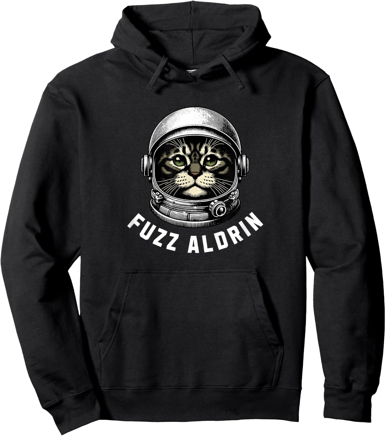 Fuzz Aldrin - Space cat Hoodie - Hoodie | Black