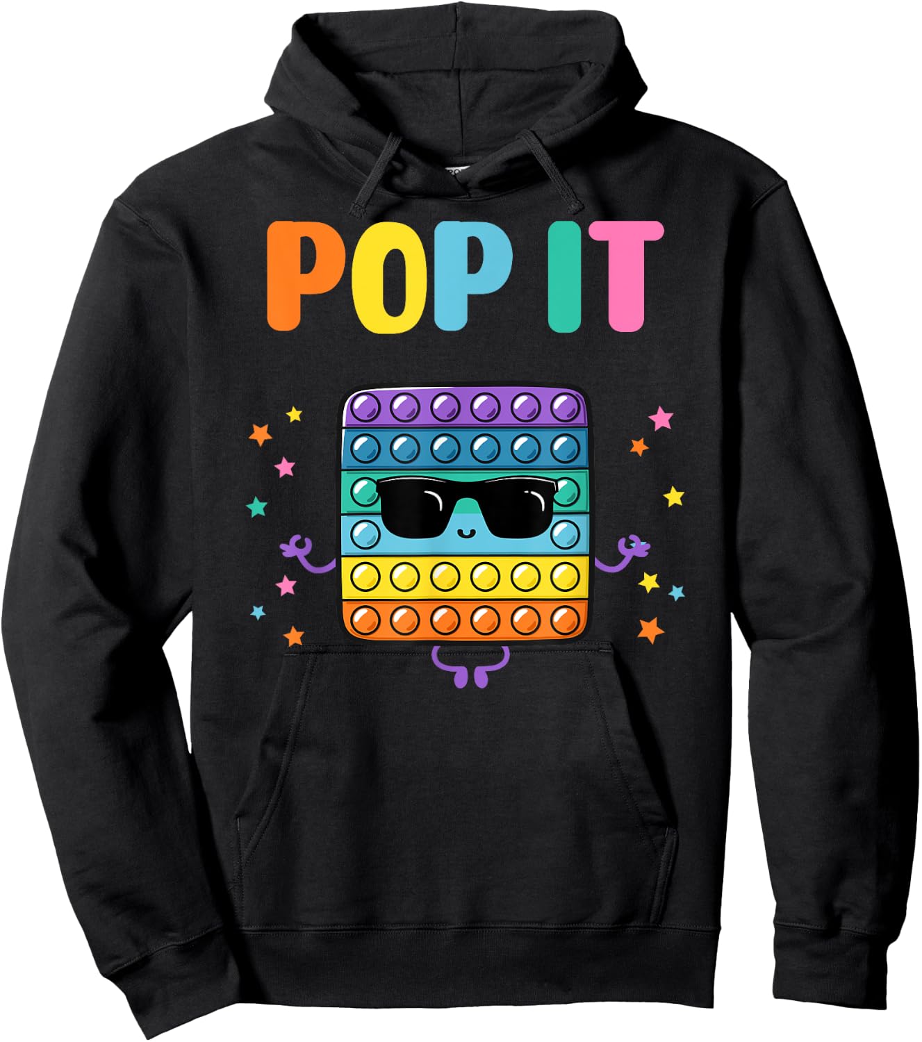 Pop It for toddler kids child - Pop It fidget toy boy girl Hoodie - Hoodie | Black