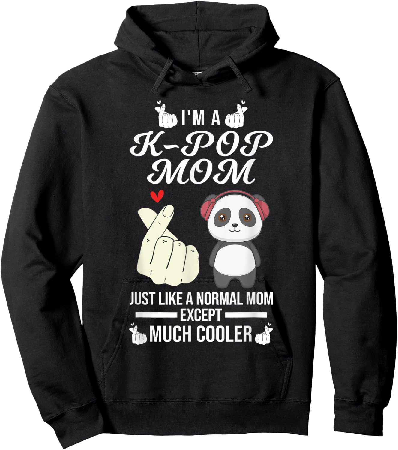 I'm a k-pop mom just like a normal k-pop merch Hoodie - Hoodie | Black