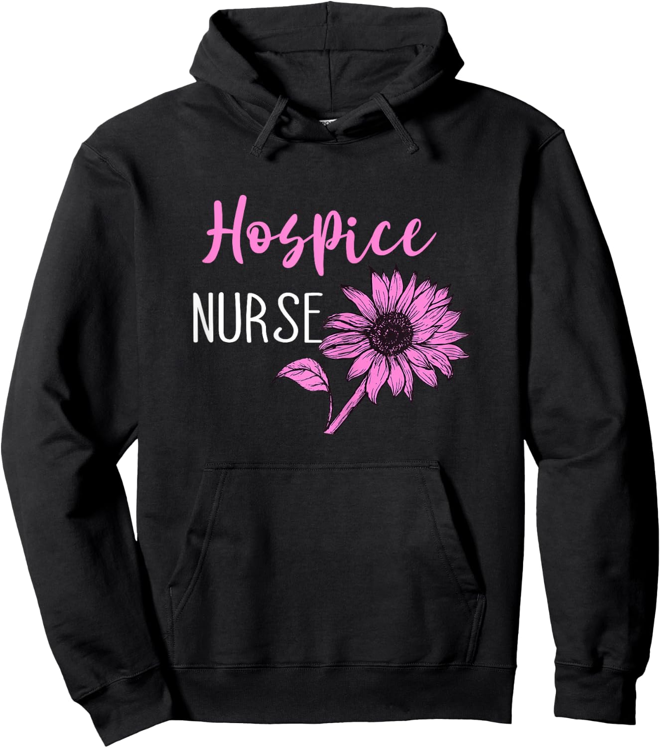Hospice Work Medical Hospice Nurse Life Terminal Care Hoodie - Hoodie | Black