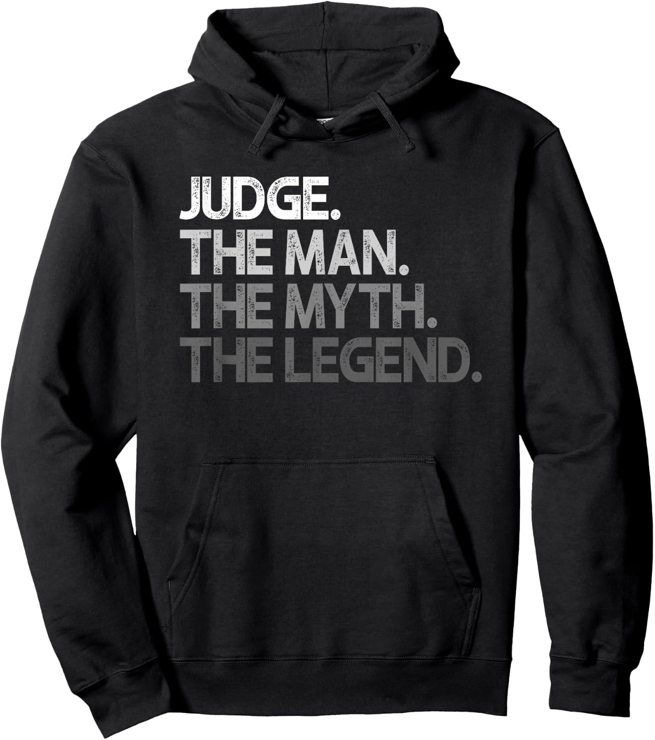Judge Gift The Man Myth Legend Hoodie - Hoodie | Black