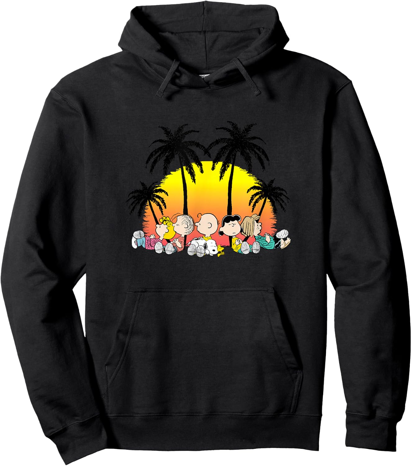 Peanuts - Snoopy Tropical Peanuts Hoodie - Hoodie | Black