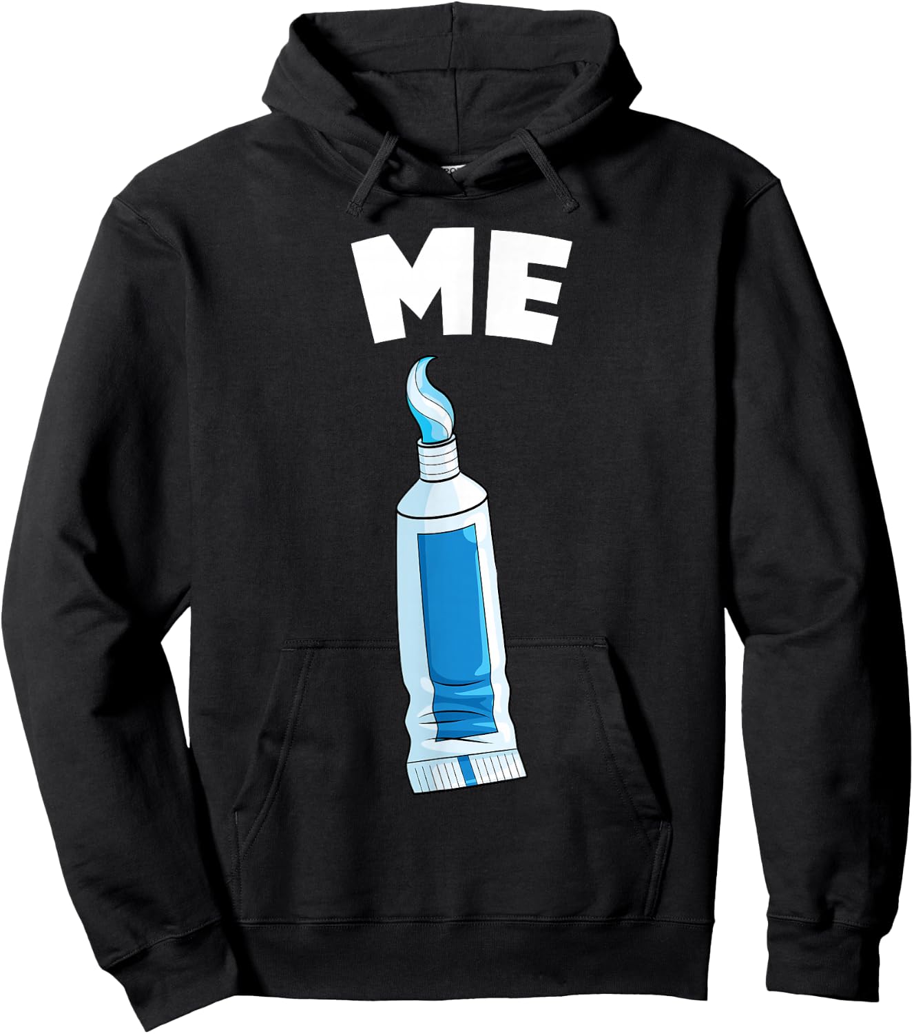 Toothpaste - Me - Costume - 2 of 2 Best Friends Matching Hoodie - Hoodie | Black