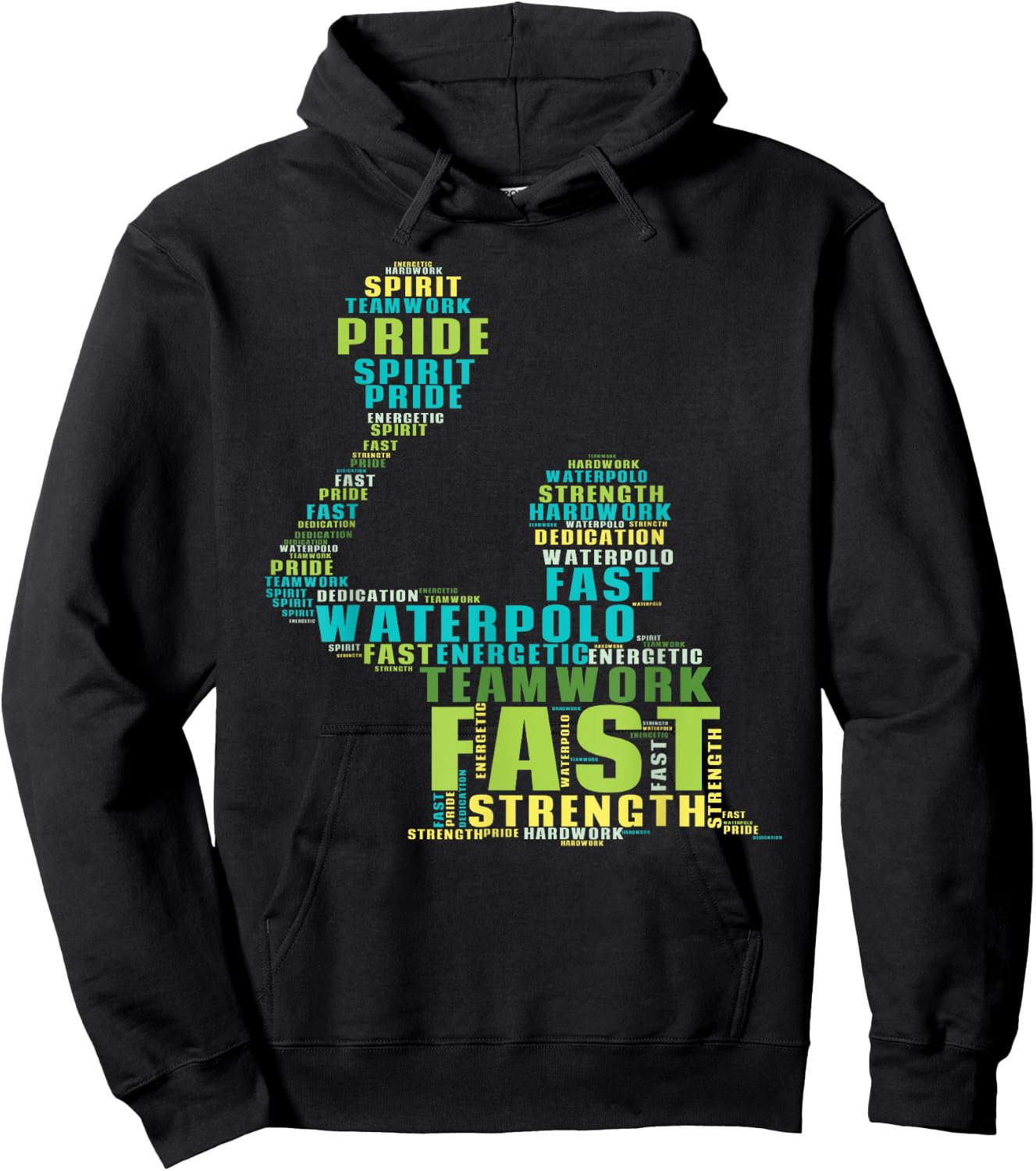 Water Polo Player Coach Sport Lover Athlete Swimmer Hoodie - Hoodie | Black
