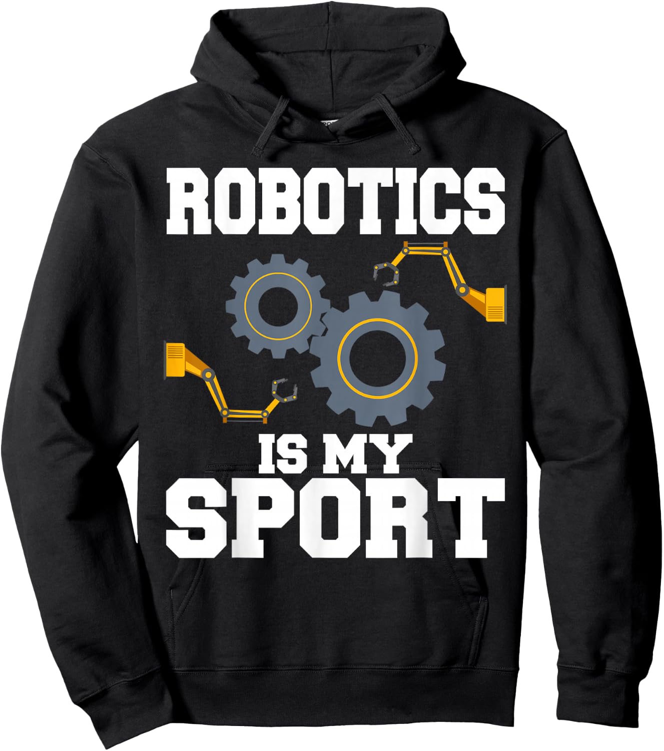 Cool Robotics Art Men Women Robot Engineering Programming Hoodie - Hoodie | Black