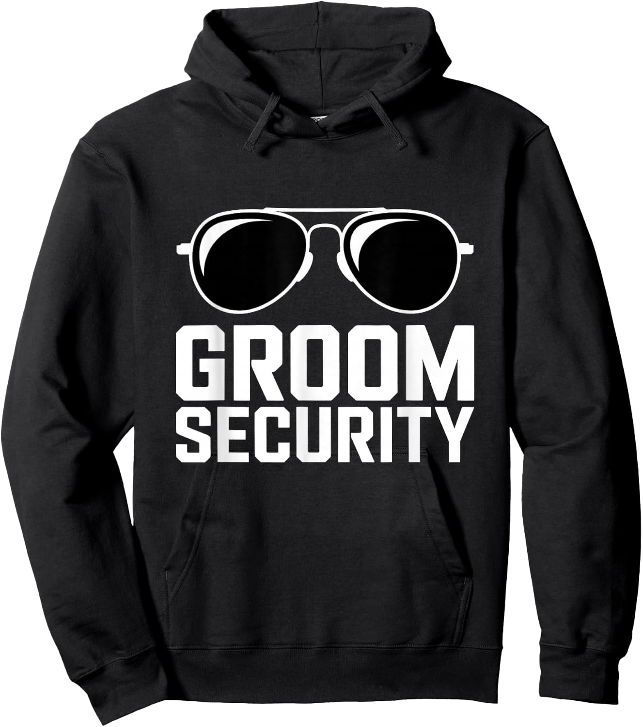 Groom Security Bachelor Party Stag Hoodie - Hoodie | Black