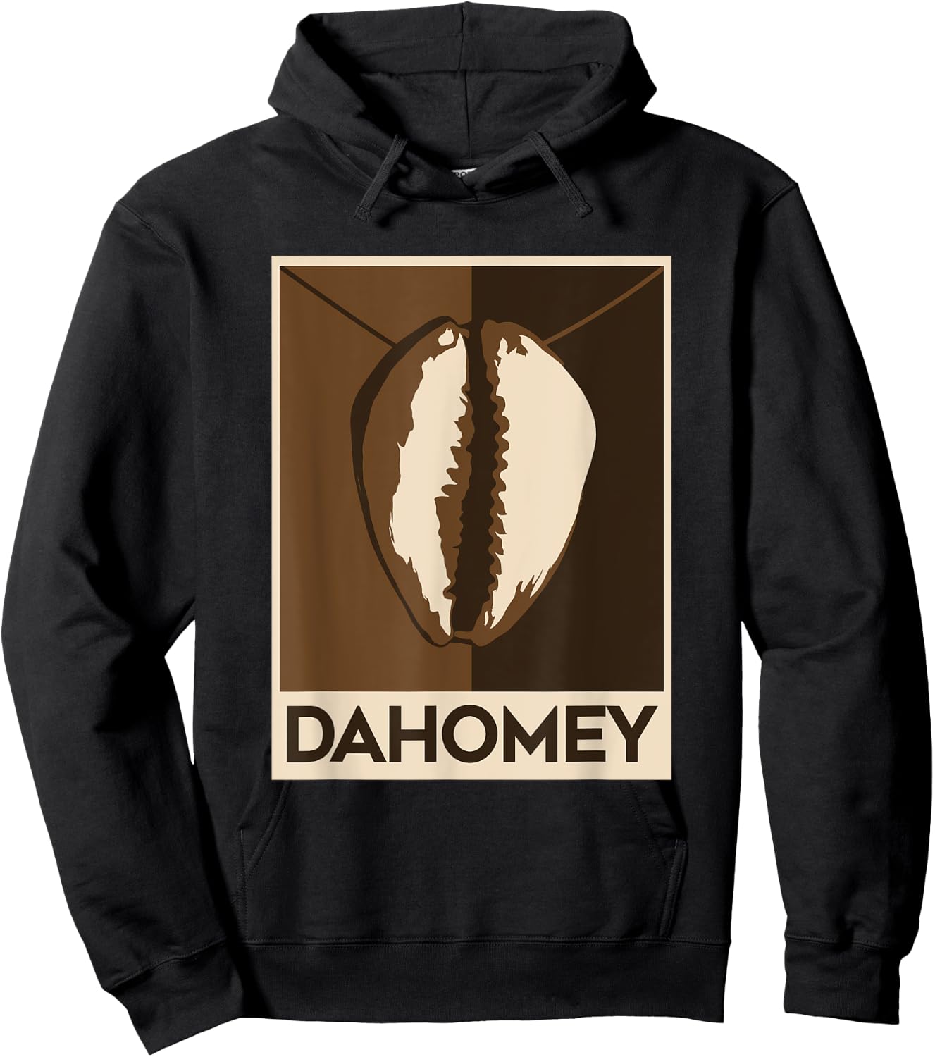 Dahomey kingdom Benin Voodoo Cowrie shell Hoodie - Hoodie | Black