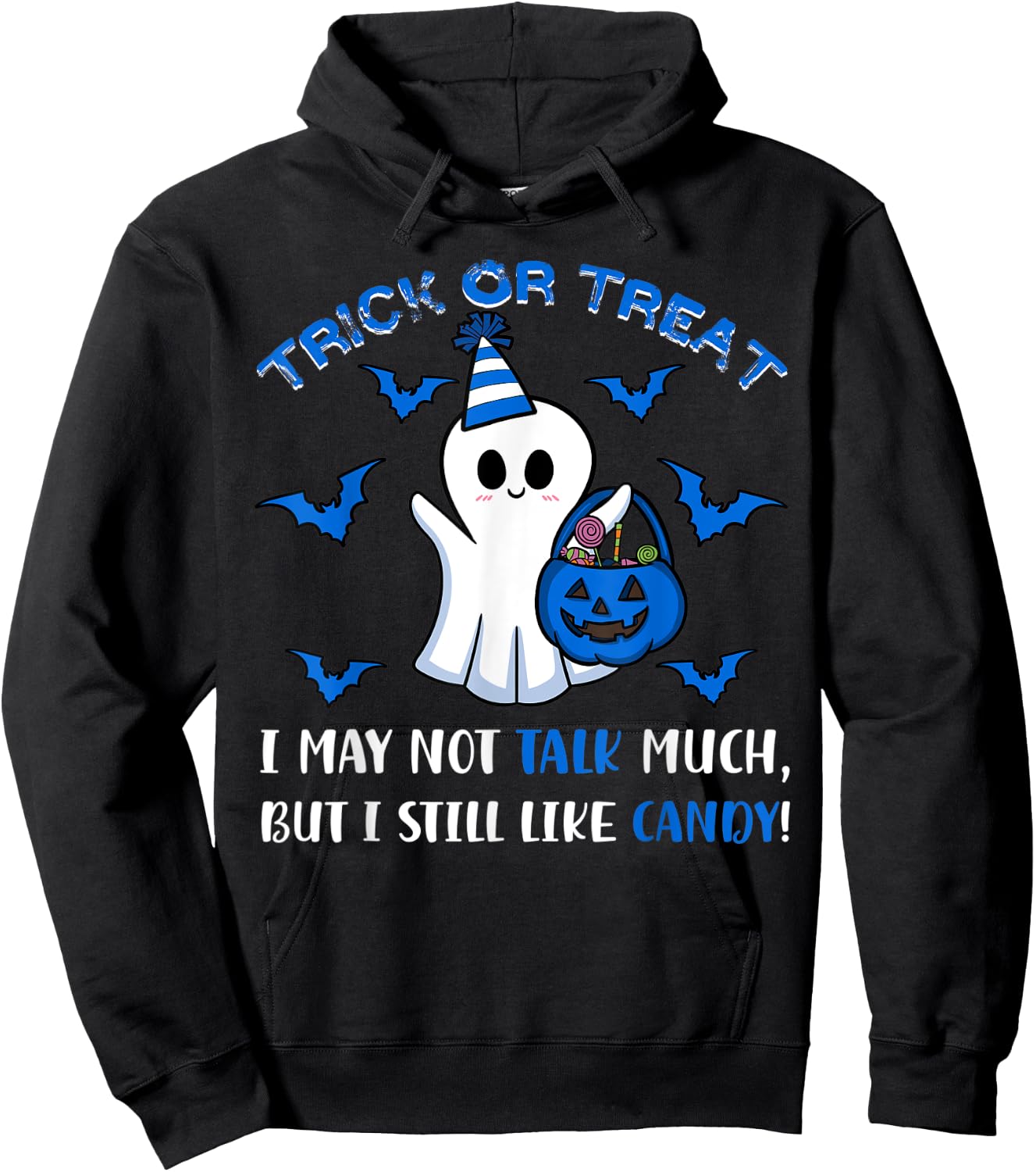 Autism ASD Awareness Halloween Trick Or Treat Candy Hoodie - Hoodie | Black