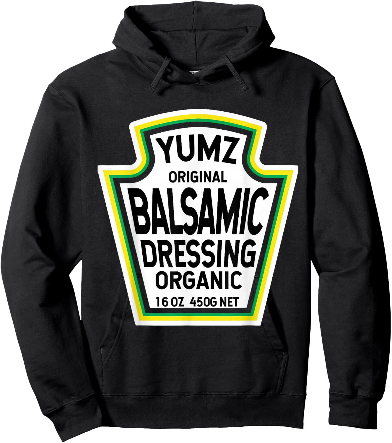 Balsamic Vinaigrette Dressing Salad Easy Halloween Costume Hoodie - Hoodie | Black