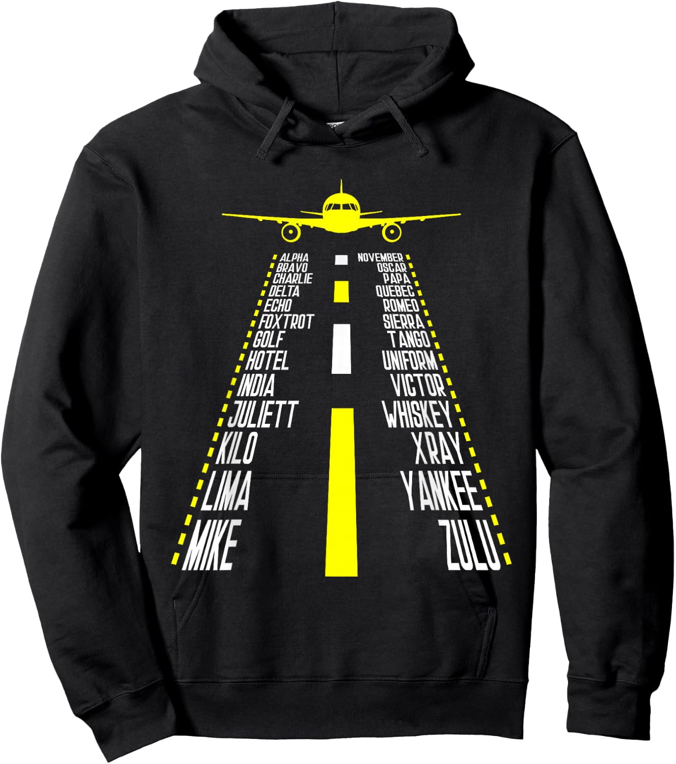 Aeroplane Guide - Flight School Aeroplane Pilot Hoodie - Hoodie | Black