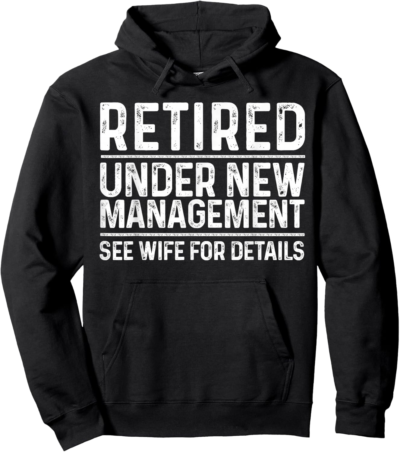 Funny Retirement Design Men Dad Retiring Party Humor Lovers Hoodie - Hoodie | Black