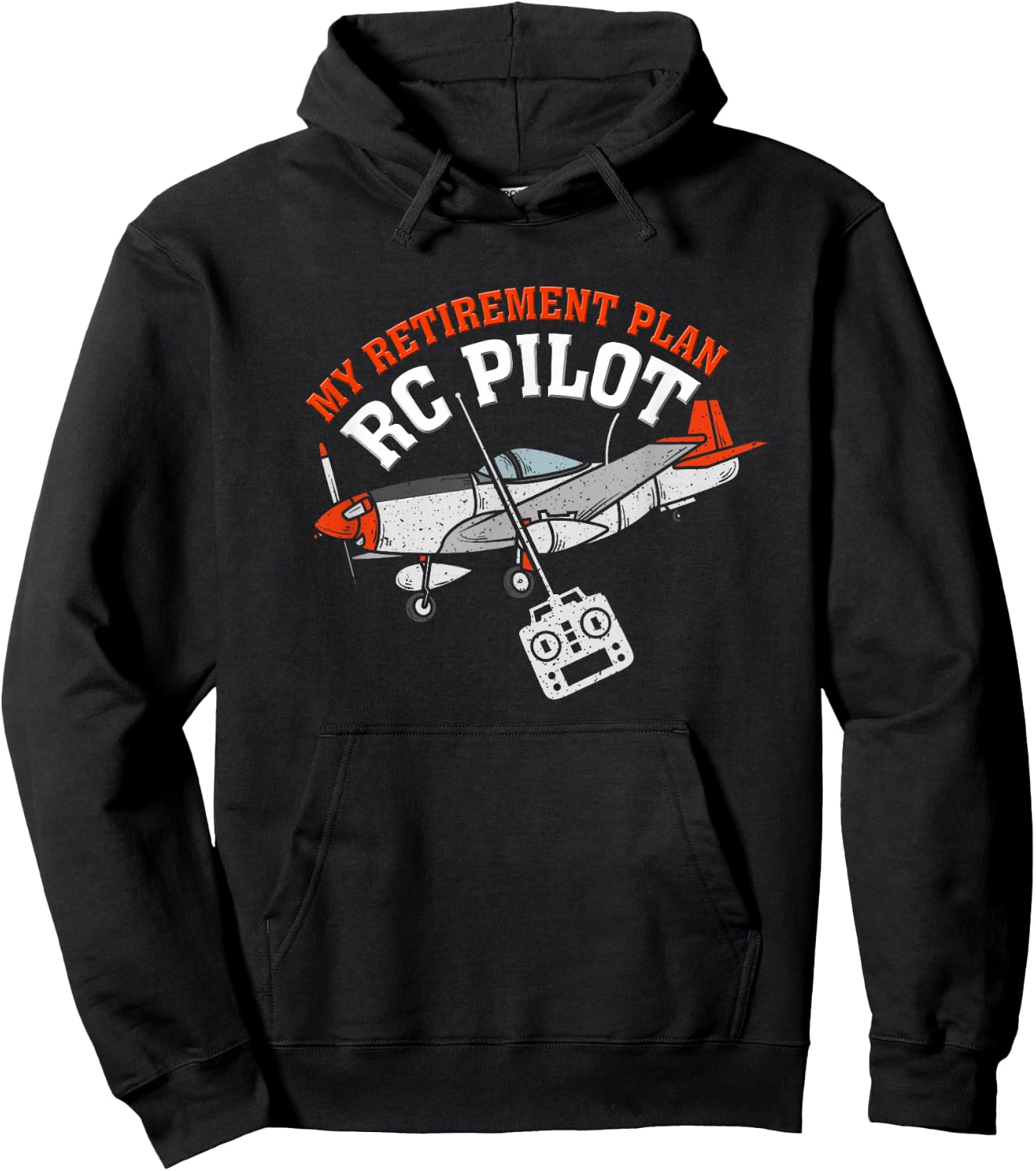 RC Pilot Model Flight | Retired and Modeler | Flight Models Hoodie - Hoodie | Black